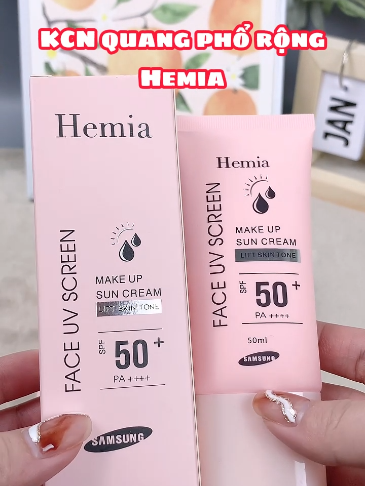 KCN quang phổ rộng Hemia bảo vệ da hoàn hảo dưới mọi tác động của môi trường☀️☀️