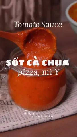 Công thức sốt cà chua kiểu Ý rất ngon. Làm 1 hũ đễ sẵn tủ lạnh ăn kèm pizza, nui, mì Ý là hết bài luôn á #bepnhamam #xuhuong #ancungtiktok #sotcachua #sauce #tomato #tomatosauce 