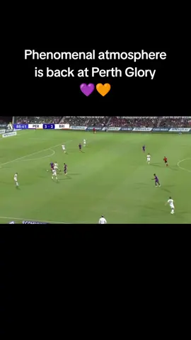 That roar from the crowd 🥹 #football #perthglory #aleague 