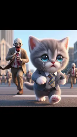 cute cats  away from zombies😱🥺#cutecats #catsoftiktok #cats #cat #fyp #funnycats #cutecat #catlover #kitten #catlovers 