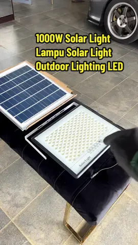 1000W Solar Light Lampu Solar Light Outdoor Lighting LED Solar Spotlight Intelligent Light Sensor IP 67 Waterproof Home #lampu #lampusolar #lampusolarviral #solar 