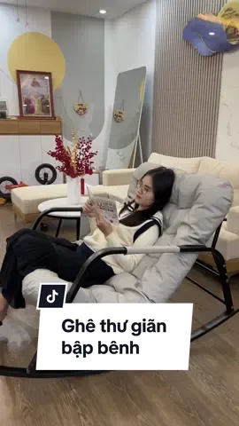 Ghế thư giãn bập bênh da siêu tiện cho mẹ bầu lắm luôn #ghetuabapbenh #ghethugian 