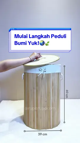 Aksi kecilmu berarti!🌏🍃 #TemukanRagamRupamu #ruparupa #Sustainability #sustainableliving #EcoFriendly #zerowaste #keranjanglaundry #fyp #foryou 