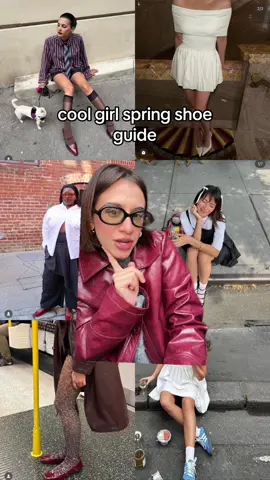 cool girl spring shoe guide #fashiontrends2024 #springshoetrends #springfashiontrends 