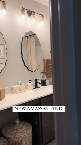 Boujee amazon find im loving 🤩🤩 this automatic mouthwash dispesner is everything!! Find in the link in my bio under “amazon finds” #amazonfinds #bathroom #homehacks 