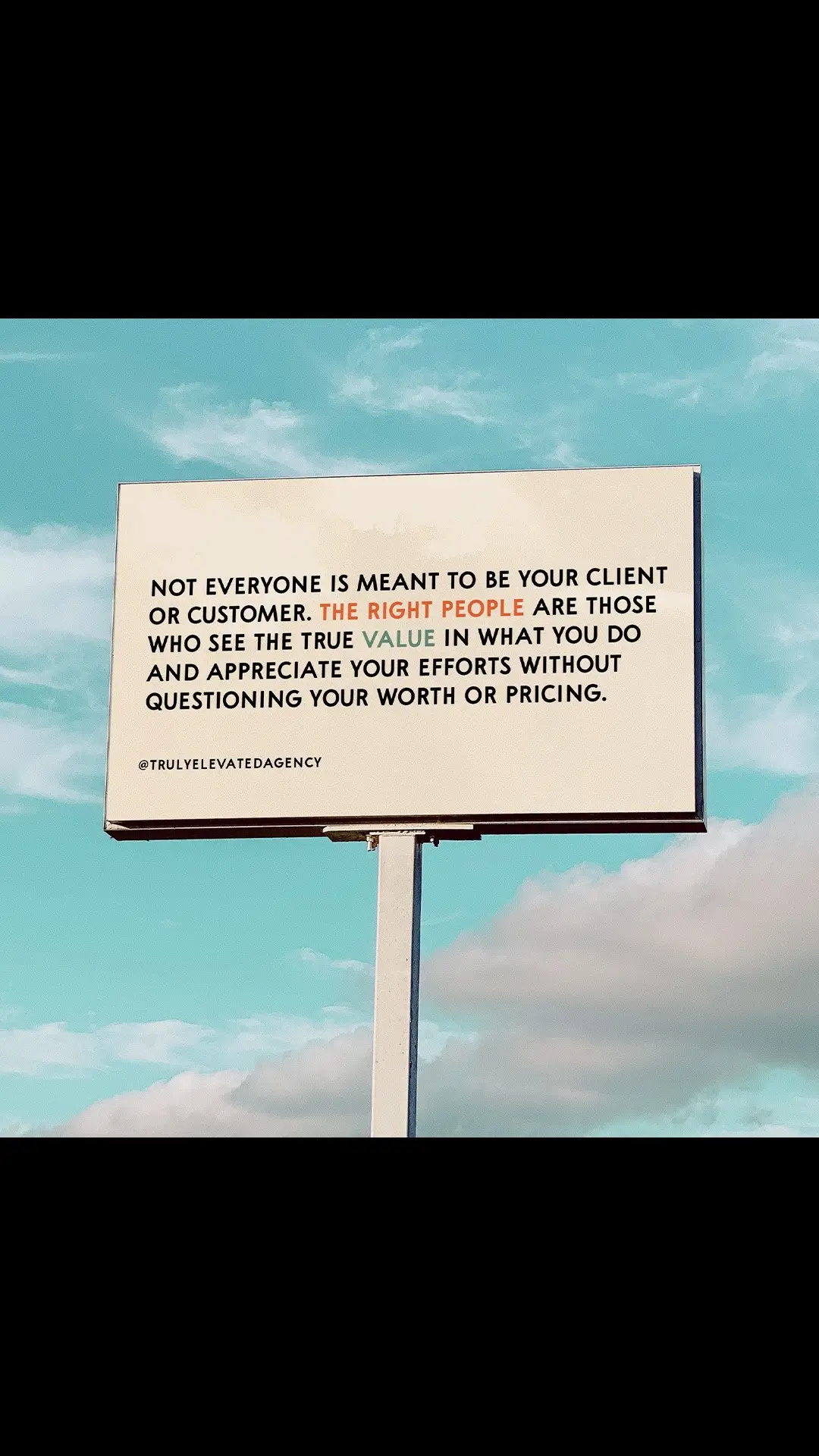 The right clients or customers are those who see beyond the price tag. They recognize the effort, the creativity, and the dedication that goes into offering a service or creating a product. They understand the worth of what you provide and align with the value it brings to their lives or businesses. These customers or clients do not merely transact with you; they believe in what you do and stand by your vision. Facing questions or complaints about pricing can be disheartening, but it’s a part of our journey to sift through to find those gems - our ideal clients and customers. 🌟 It’s a reminder that our work is not for everyone, and that’s okay. Those who truly value what you offer will see past the cost. They will appreciate the unique solutions you bring to the table, understanding that quality, expertise, and passion are worth investing in.  Encountering individuals who question or, worse, disrespect your pricing and efforts can be challenging. Yet, it’s important to recognize that such interactions are not setbacks but clarifications. They help us understand that not everyone is meant to be our client or customers, and they make the appreciation from the right ones even more meaningful. Remember: Stay true to the value of your work. 🙏🏾 Keep your sights set on those who appreciate what you do. The right clients — those who understand and value your offerings — are out there. And when you find each other, it’s not just a business transaction; it’s a partnership that celebrates the essence of what you do, without questioning its worth. #businessgrowth #entrepreneurship #entrepreneurlife #businessmotivation #creativeagency #photographer #videographer #brannddesigner 