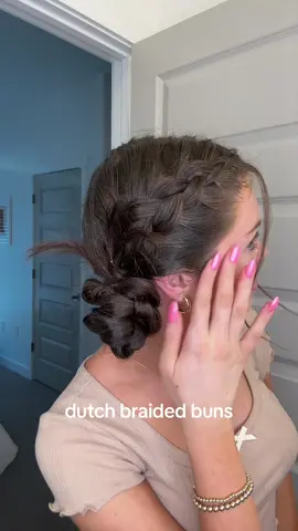 These are so cute #easyhairstyles #hairtiktok #hairinspo #braidstyles 
