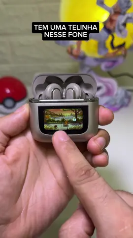 Comprei um fone com tela barato no AliExpress 😱 #Tech #tecnologia 