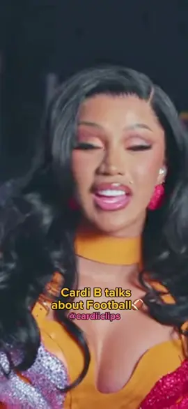 Cardi B talks about how her son made her love sports💙#cardib #football #SuperBowl #family 