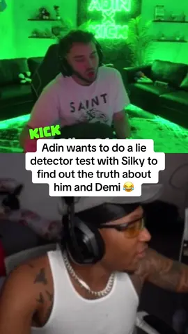 Adin wants to do a lie detector test with Silky to find out the truth about him and Demi #adinross #adinrossclips #demisux #fyp #viral 