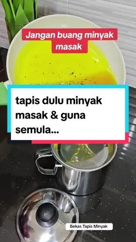 Replying to @atinmollie Jangan buang minyak ❌ Tapis & simpan minyak ✅ #bekasminyakmasak #bekaspenapisminyak #bekasminyakmasakviral #bekasminyakstainlesssteel #TikTokShopbazaarRaya2024 #tiktokshopbazaarramadan2024 #arthahidayah #arthahidayahstorytime 