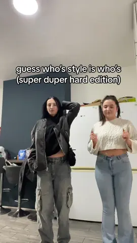guess who’s style is who’s, english baddie edition ! @Sarah #fyp #trending #styleswap #doessarahlookgay? #uni 