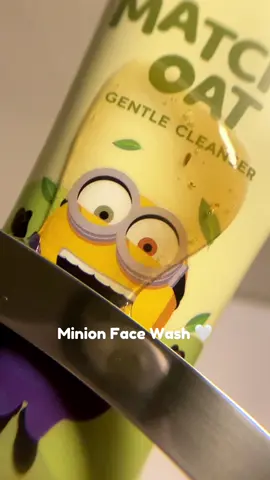 face wash tergemess ga sih inii? 😳✨  #truetoskin #truetoskinminions #truetoskinmatchaoatgentlecleanser #facewash #cleanser #gentlecleanser #minions #fyp