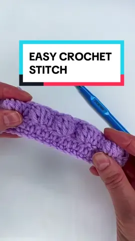 EASY CROCHET STITCH for beginner #crocheter #crochettok #crochettutorial #lovecrochet 