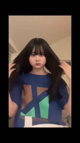 前髪切ってるだけの動画です。前髪増やしたすこーしだけ！  #fyp #08 #熊本 
