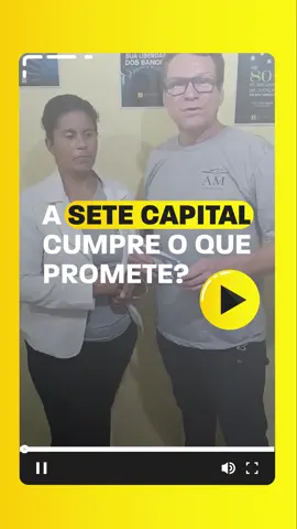 ✔Adriano e Andreza são clientes da Sete Capital e possuíam uma dívida de R$77.000, junto ao banco BV😱e conseguiram quitar a sua dívida com 70%de desconto 🥳  Adriano e Andreza indicam a Sete Capital ✅ A dívida era de R$77.000💰 E foi quitada por R$23.900🙀 👩🏻‍💻Nossa equipe de especialistas negociou direta e amigavelmente com o banco. 📲 Você também possui uma dívida que não sabe como pagar? Conte com a Sete Capital!