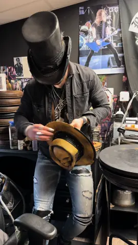 Custom-made Skull Crown BH in aged and distressed toquilla straw WWW.BLADEHATS.COM #handcrafted #custommade #bladehats #hatmaker #inspiration #heavymetal 