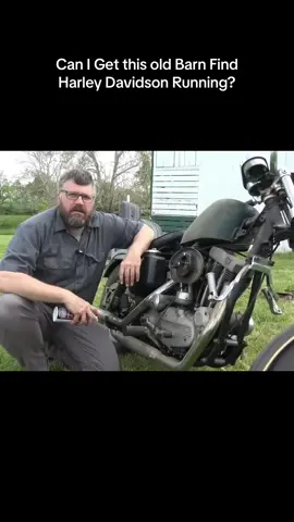 Can I Get this old Barn Find Harley Davidson Running? #harley #harleydavidson #motorcycle 