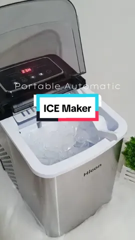 6-8 minutes lang may ICE / YELO kana!🧊 Sakto sa mainit na panahon ang Portable Ice Maker Machine PH-HZB-16AT from Hicon.👍 Check out na din!🛒 @hiconph  #icemaker #icecube #goodthing #KitchenHacks #Hicon #fyp #fypシ #fy 