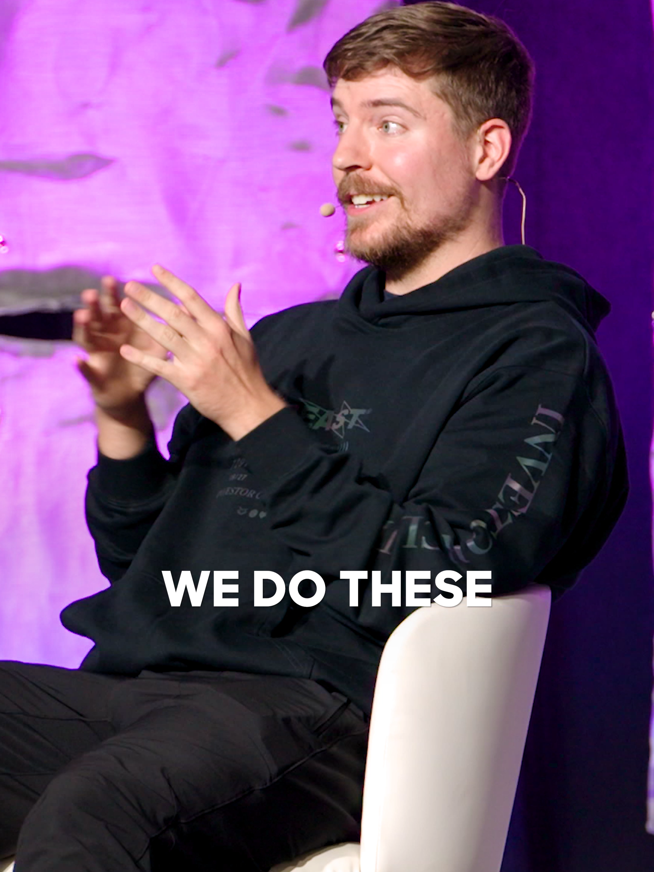 I interviewed @mrbeast 🤯 240M subscribers. 13 years on YT. 40+ billion views. Jimmy breaks down his creative process, biggest arguments with his team, and… I even asked him to roast his own videos. Full interview in bio. #creator #MrBeast