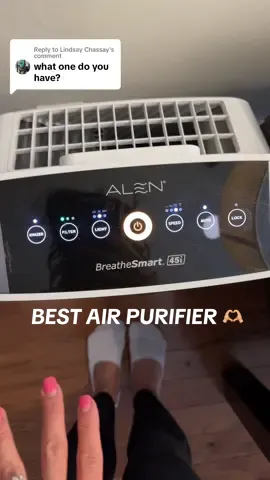 Replying to @Lindsay Chassay : We have been using the filter for more than a year now, and it just recently said it was time to change it 🙌🏻  I LOVE  that it is not expensive to replace, and its a once a year thing ❤️  ##mommyof3##airpurifier##airfilter##cleanair##CleanTok##greenscreen##cleaningmotivation
