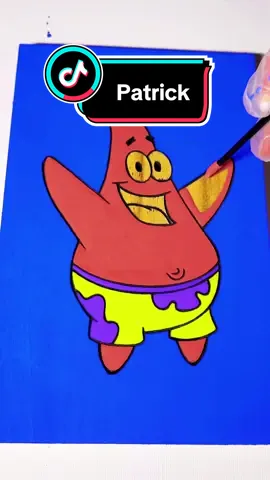 Satisfying Patrick Star paint #asmr #satisfying  #spongebob