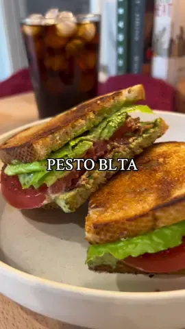 Current obsession: BLTA 🥓🥬🍅🥑 I used: Bacon Lettuce  Tomato Avocado  Sourdough bread Pesto mayo S&P I toast the bread on a pan with one side coated with mayo to get it extra crispy. For the pesto mayo: i combine some mayo, pesto, chopped parsley, 1 clove minced garlic. #blt #blta #BLT #lunch #lunchideas #sandwhich #sandwiches #sandwhichrecipe #bltrecipe #cooking #mealideas #sandwhichtok 
