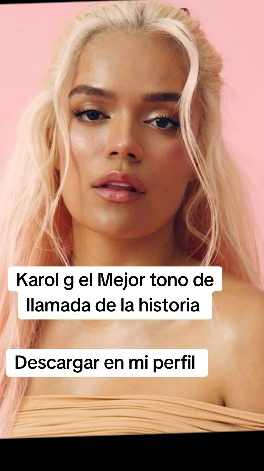 Karol g personaliza tu tono de llamada 2024 // descargar ringtones gratis #tonosdellamada #ringtones #viral #karolg #tiktok #capcut 