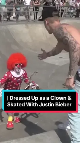 | Dressed Up as a Clown & Skated With @Justin Bieber #steveo #justinbieber #pranks 
