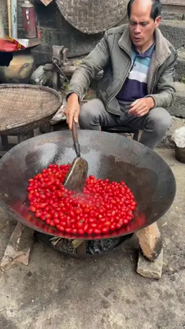 Chú Mã và món súp cà chua #chinafood #cooking #amthuctrunghoa #amthucnongthon #fyp