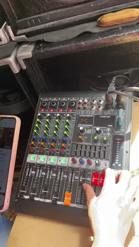 IMIX MC4 mixer with Kevler TWS-15 Amplifier speaker 15” ACTIVE SPEAKER SYSTEM 