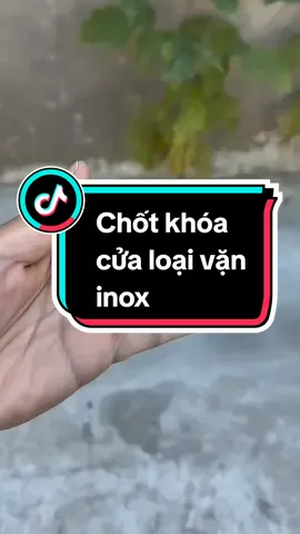 Chốt khóa cửa loại vặn inox, then cửa K08 - khóa cửa vặn. Đảm bảo an toàn với vật liệu thép không rỉ. #chotkhoacualoaivan #chotkhoacualoaivaninox #khoacuavan #chotkhoacuainox304 #chotkhoacuainox 