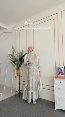 Elegant banget buat lebaran🥰  (Launching,Kamis 22 Feb 2024) #fypシ #dresslebaran #dresskondangan #ootdhijabstyle #bajulebaran #ootdlebaran #dressbrukat 