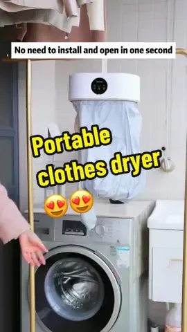 Clothes that are not drying are not only damp but also smelly.Use this clothes dryer and your clothes will be dry and fresh in just a few minutes.#clothesdryer #dryer #portable #干衣机 #烘干机 #便携 #fyp 