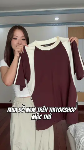 Mua đồ nam trên tiktokshop mặc và cái kết?!!😱😱😱! #xuhuong #reviewlamdep #aothun #aothunnam #aothunnu #aothunformrong #aothununiex #mixandmatch #outfitideas 