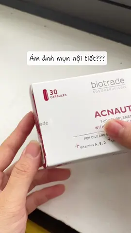 Viên uống Biotrade Acnaut dành #vienuongbiotrade #biotrade #thuocnoitiet #isotretinoin #vienuongtrimun #skincare 