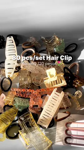 Price starts at 90 pesos🤑 ang mura and ang tibay ng mga clips na to🥰🫶🏼 CHECK OUT NA!!🛍️💗 #hairclip #set #sale #hairaccessories #fypシ #fyppppppppppppppppppppppp 