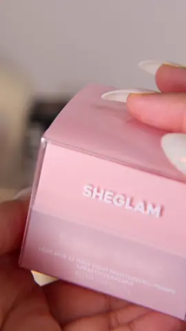I'm in love with @sheglam_official Love dive at first sight moisturizing primer trust me, guys, if you apply this before applying your makeup. Your skin becomes so soft and glowy, and the makeup glides on the skin this product is suitable for all skin types, and you'll notice a difference after just one application. It's a game-changer for your makeup routine. . . Discover amazing discounts on @SHEGLAM products this Ramadan by searching on @shein_us on Glam 2024. You'll find a wide range o