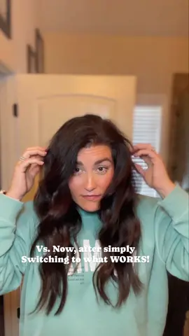 My hair totally changed after having the twins! After going through #ivf and pregnant with twins and then the lovely post partum hair loss my hair did not know what to do.  I never had “bad” hair but after having babies I wasn’t truly happy and confident about it. And let’s be honest when your hair looks fabulous you feel fabulous! 💃 3.5 years ago Monat came into the picture and I have never looked back! Look at the difference in texture, shine, volume and overall health of my hair just from switching to good clean products that focus on scalp health & hair growth and actually WORK! 🙌🙌 At 37 years old I can say I have the healthiest hair of my life in my late 30s. 😱 It has given me the upmost confidence too because you know the saying “look good…feel good” well here a step to help get your hair the healthiest it’s ever been and never have bad hair days again!  DM or comment “HAIR HELP” and I will be happy to give you a free consultation and customize the perfect regime for what you need!!  #fyp #healthyhair #hairgrowth #thickhair  #tranaformation #thankful #confidence #switchyourproducts #hairoiling #rosemaryoil #rosemaryoilforhairgrowth 