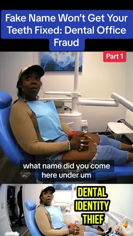 Fake Name Won’t Get Your Teeth Fixed: Dental Office Fraud #cops #copsontiktok #police #policeofficer #Bodycam #caughtoncamera #lawenforcement #arrested #jail #usa🇺🇸 #flypシ #viral #foryoupage 