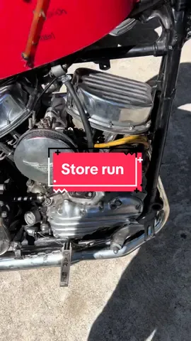 Store run.  #harleydavidson #motorcycle #fyp #fypシ #vintageharley #panhead #panheadchopper #chopper #biketok #motorcycletiktok #harleylife #shovelheadchopper #shovelhead #bikeweek #bikelife #biker #southcarolina #carolina #motorcycles #tiktok #viral 