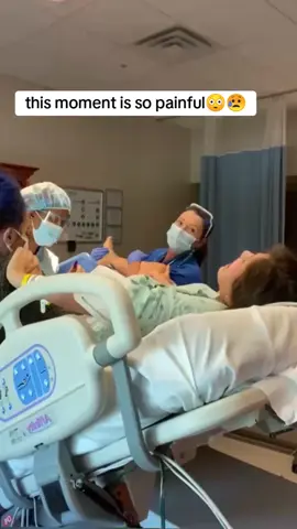 This moment is so painful😳😥 The RING OF FIRE it’s ok once passing that part 😅 #pregnancy #pain #doctor #baby #birth #laboranddelivery #painful #time #emotional #video #mother #crying #viral #video #fyp #fypシ #fypシ゚viral #foryou #foryoupage 