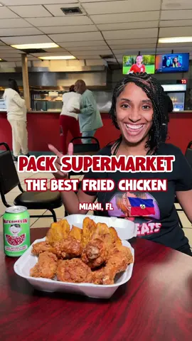 Best Fried Chicken in Miami? Pack Supermarket 📍 8235 NE Second Ave Miami, FL #miamifood #haitianfood #haitiantiktok #caribbean #caribbeanfood #caribbeantiktok #miami 