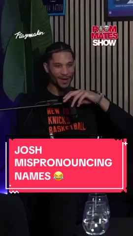If you’re wondering why Josh can’t say anyones name right… #roommates #roommatesshow #jalenbrunson #joshhart #mikalbridges #knicks #nets #villanova #nyknicks #nyc #NBA #fyp 
