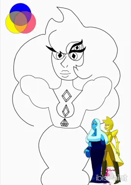 Pink Diamond AU : Pink Diamond + Blue Diamond + Yellow Diamond = Bronze Diamond !  