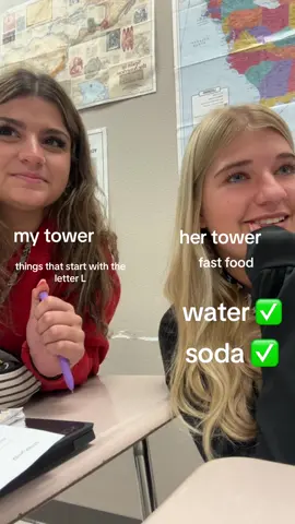 we were lowkey confused but take the w ✅#fyp #foryoupage #towergame #school #dayinthelife 