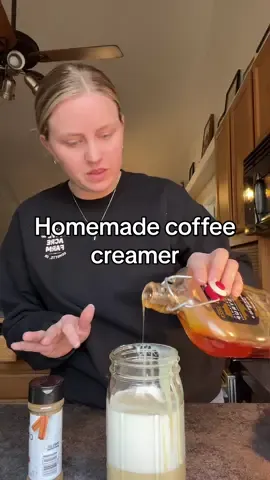 Breaking up with store bought coffee creamer 😩 #homemade #scratchcooking #scratchkitchen 