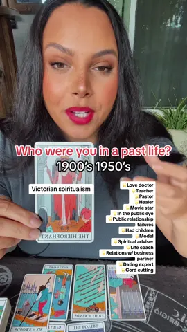 Your past life.  #witchtok #tarotamor #tarotreading #fypage #tarot #pastlife #foryou #tarottiktok 