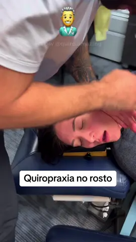 Quiropraxia no rosto Gostaria de realizar um sessão? #quiropraxia #quiropraxiaparatodos #asmr 