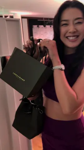 @Longchamp #university party! With the cutest lockers and goodie bags 💚